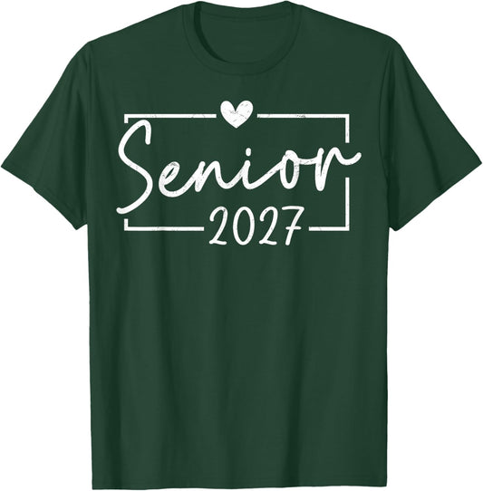 Senior 2027 Class of 2027 Senior Graduation 2027 Senior 27 T-Shirt - T-Shirt | Forest
