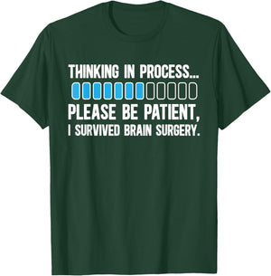 Survived Brain Surgery Recovery Brain Tumor Surgery Recovery T-Shirt - T-Shirt | Forest