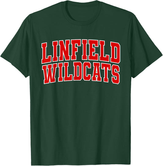 Linfield University Wildcats Apparel Sports Fan T-Shirt - T-Shirt | Forest