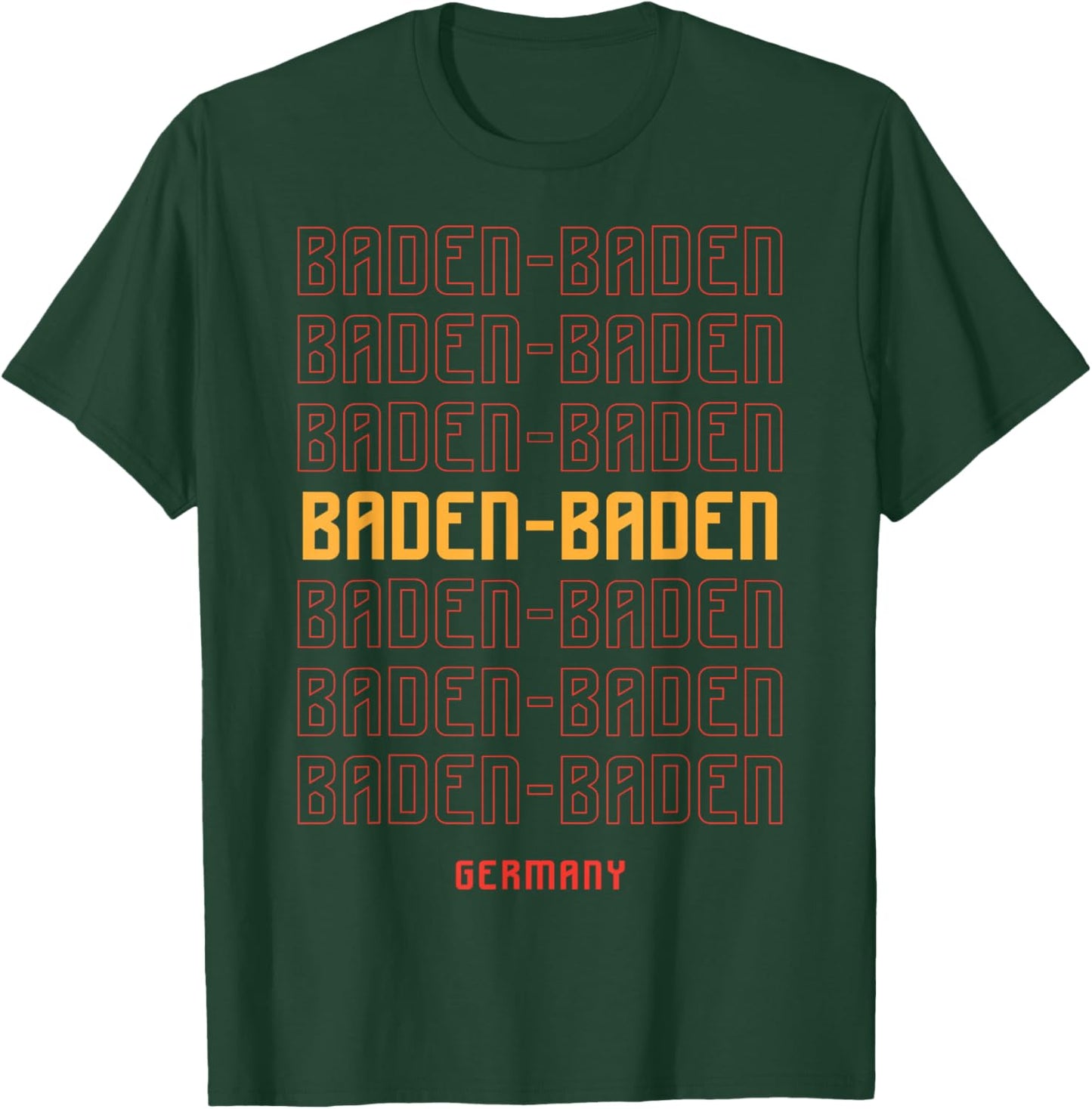 Baden Baden Germany T-Shirt - T-Shirt | Forest