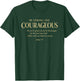 Be Strong and Courageous Joshua 1 9 Bible Verse Christian T-Shirt - T-Shirt | Forest