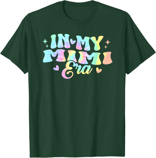 Retro Groovy In My Mimi Era Tie Dye T-Shirt - T-Shirt | Forest