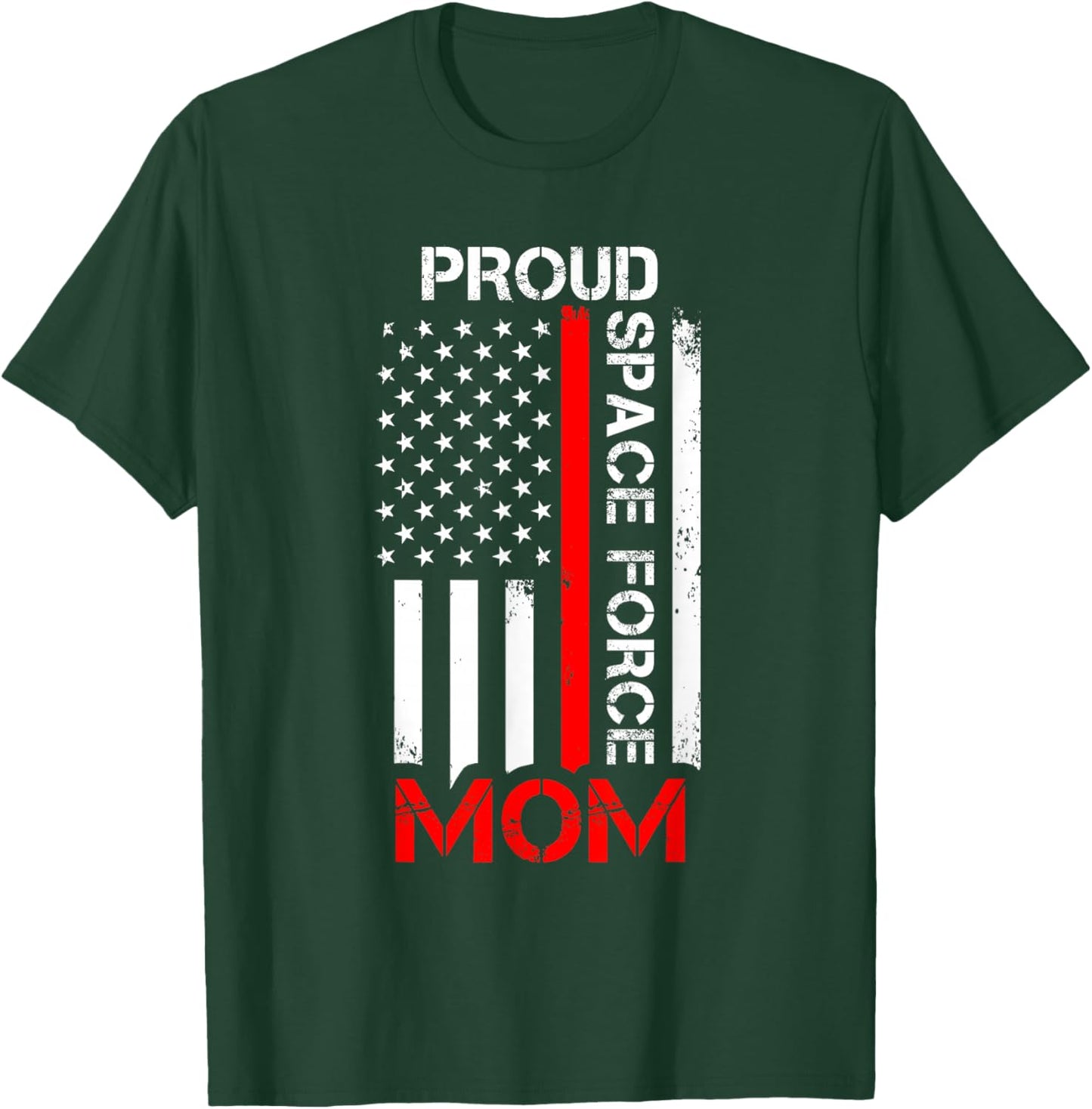 Proud Space Force Mom T-Shirt - T-Shirt | Forest