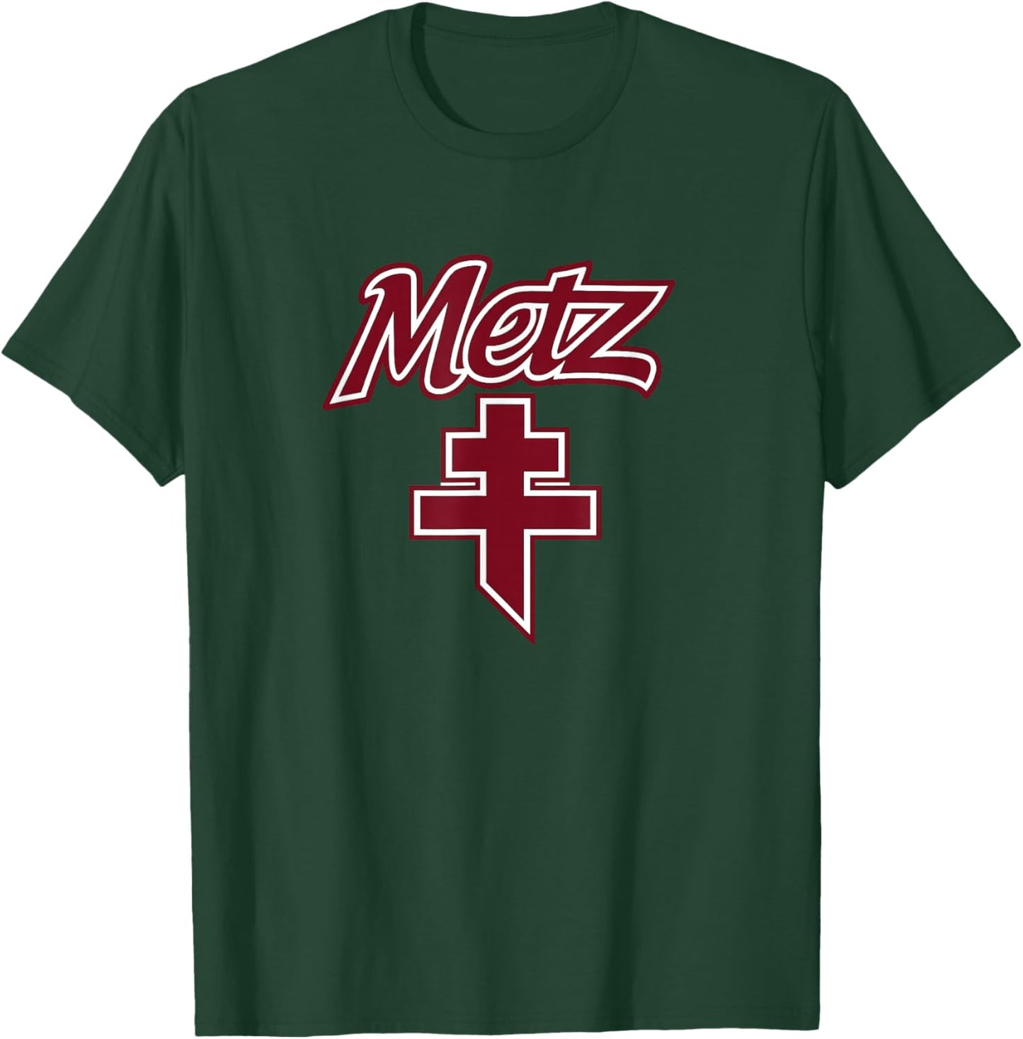 Cross Lorraine Garnet T-Shirt - T-Shirt | Forest