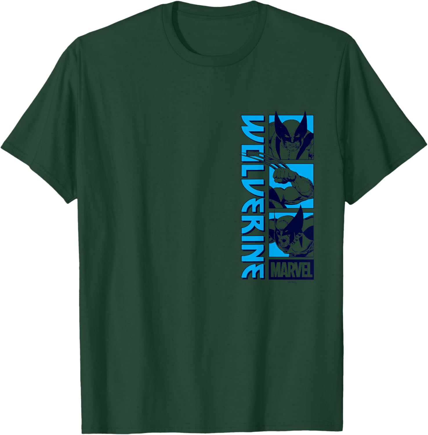 Wolverine - Logan - Stacked Grid T-Shirt - T-Shirt | Forest