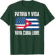 Half Cuban Half American Country USA Flag Cuba America T-Shirt - T-Shirt | Forest