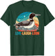 Funny Birds Mom Retro Vintage Outfits Common Loon Bird Lover Bird Watching Lives Laugh Loon , Small, Black T-Shirt - T-Shirt | Forest
