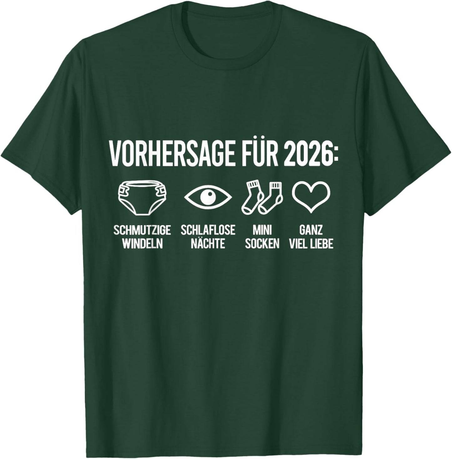 Expecting Dad 2026 Prediction for 2026 T-Shirt - T-Shirt | Forest