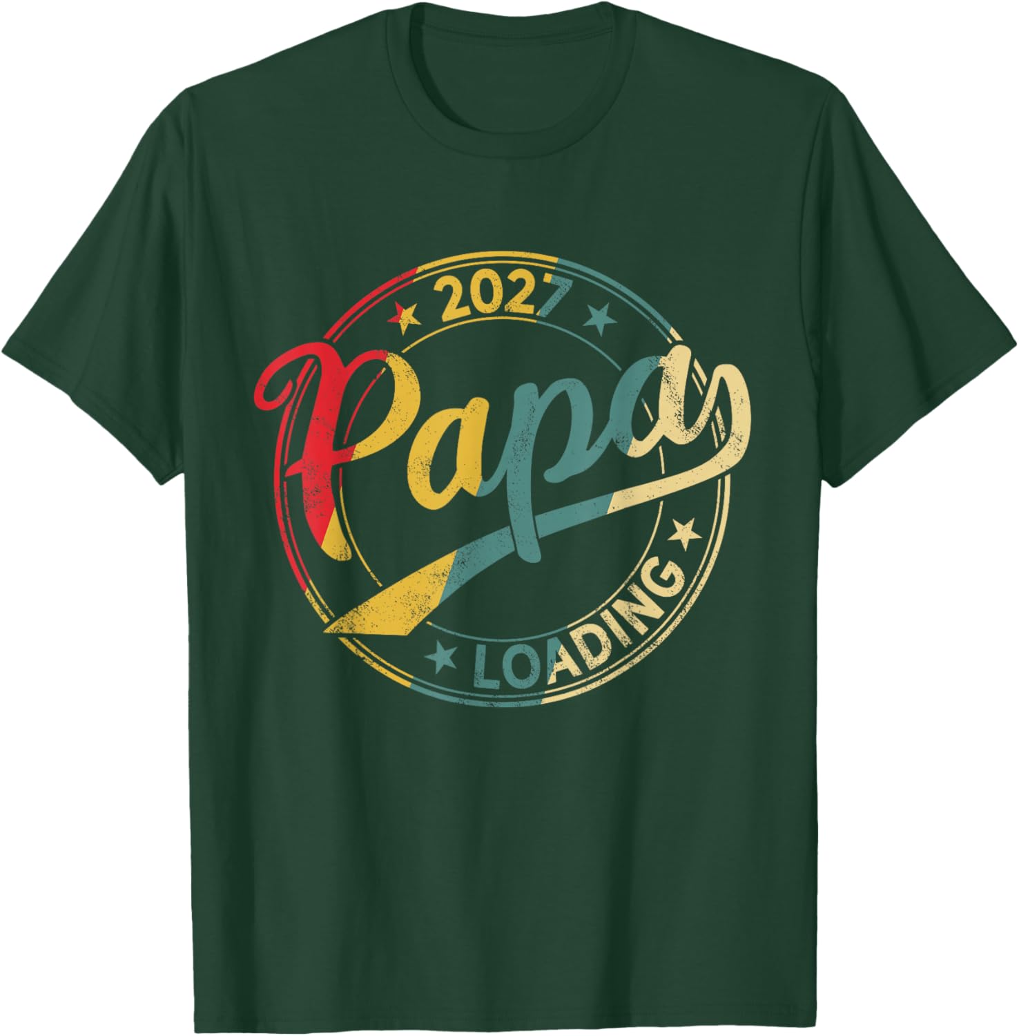 Papa 2027 Chargement en Attente de Papa 2027 T-Shirt - T-Shirt | Forest