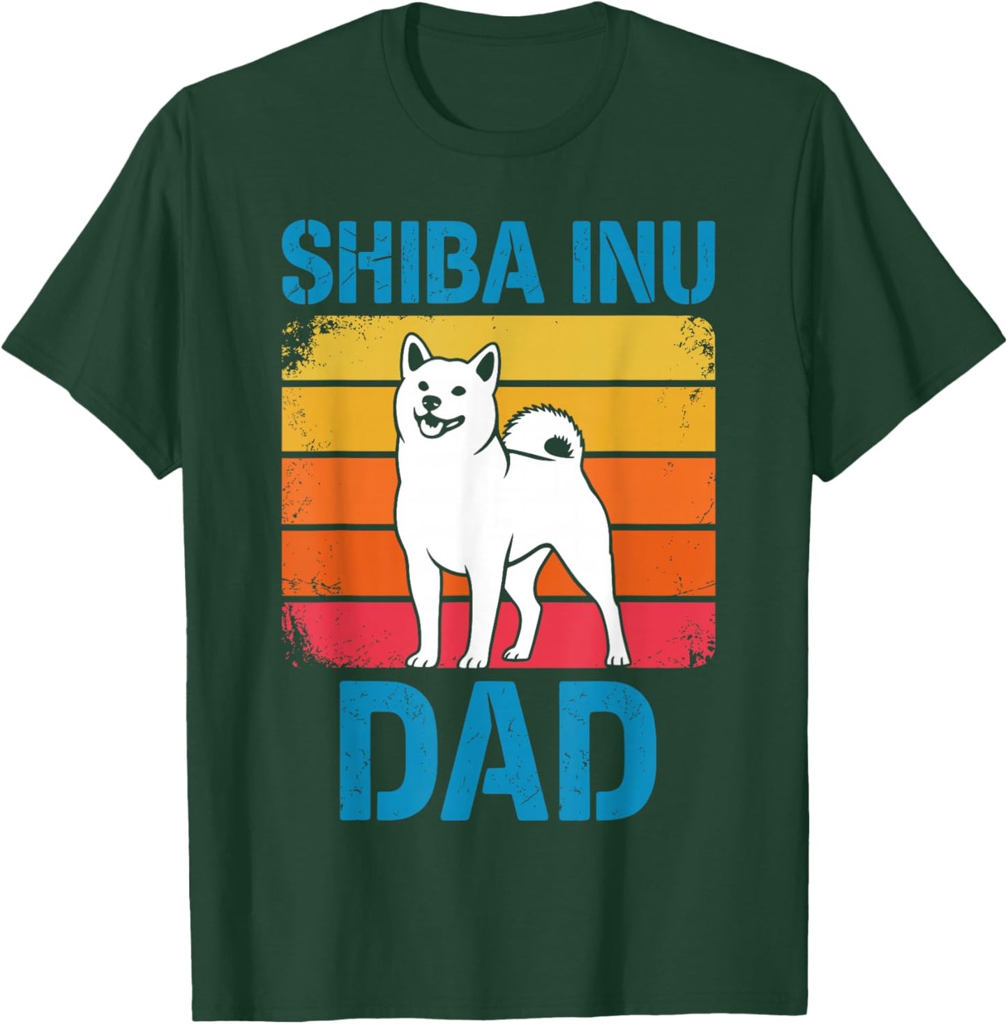 Funny Shiba Inu Design Boys Dad Shiba Inu Dog Lovers T-Shirt - T-Shirt | Forest