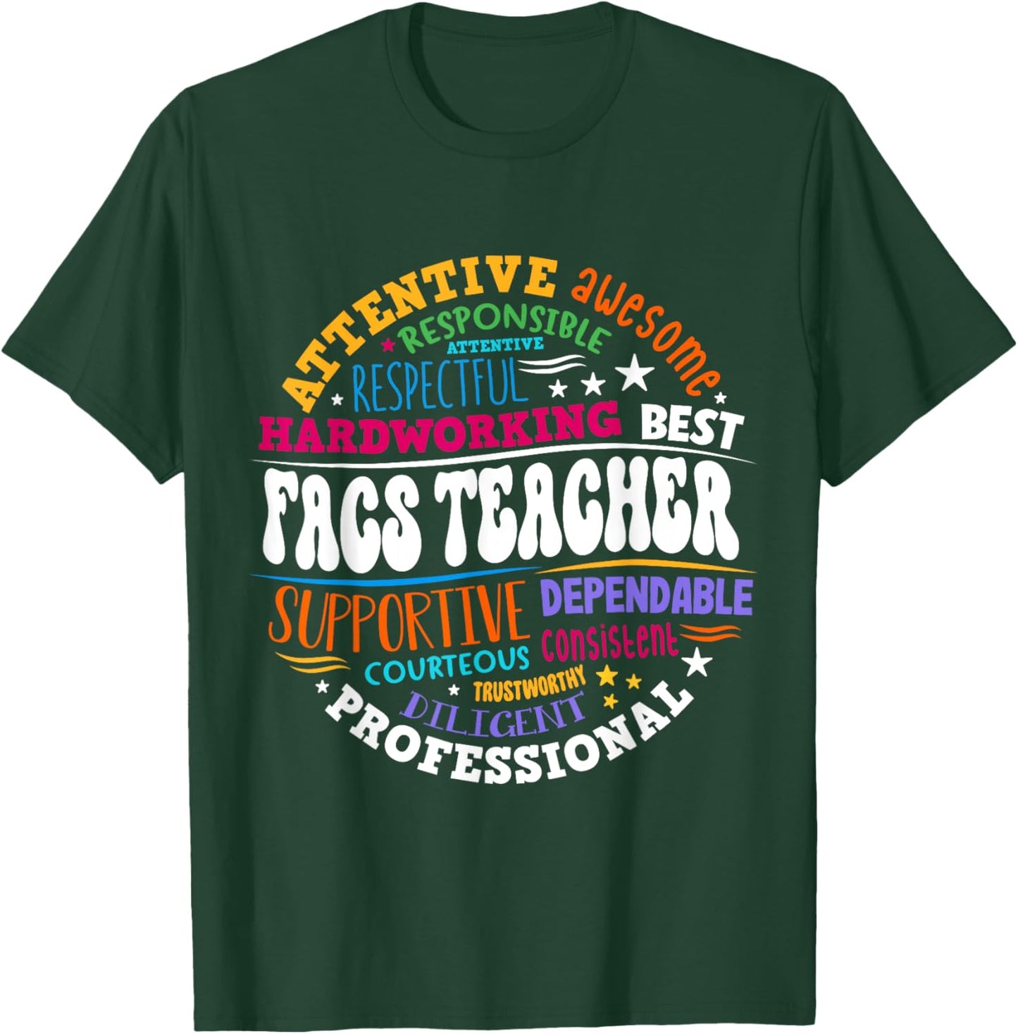 FACS Teacher Back To School Family and Consumer Sciences T-Shirt - T-Shirt | Forest