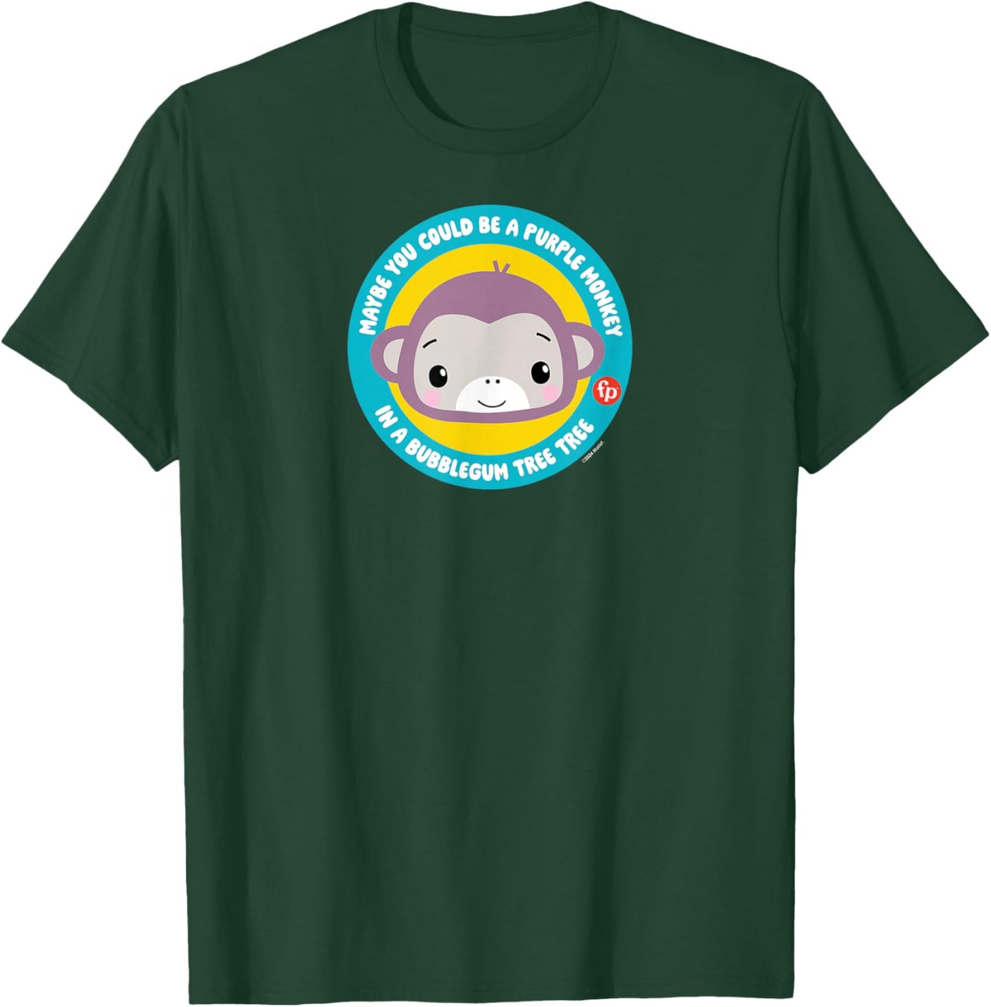 Fisher-Price Song of Purple Monkey in a Bubblegum Tree T-Shirt - T-Shirt | Forest