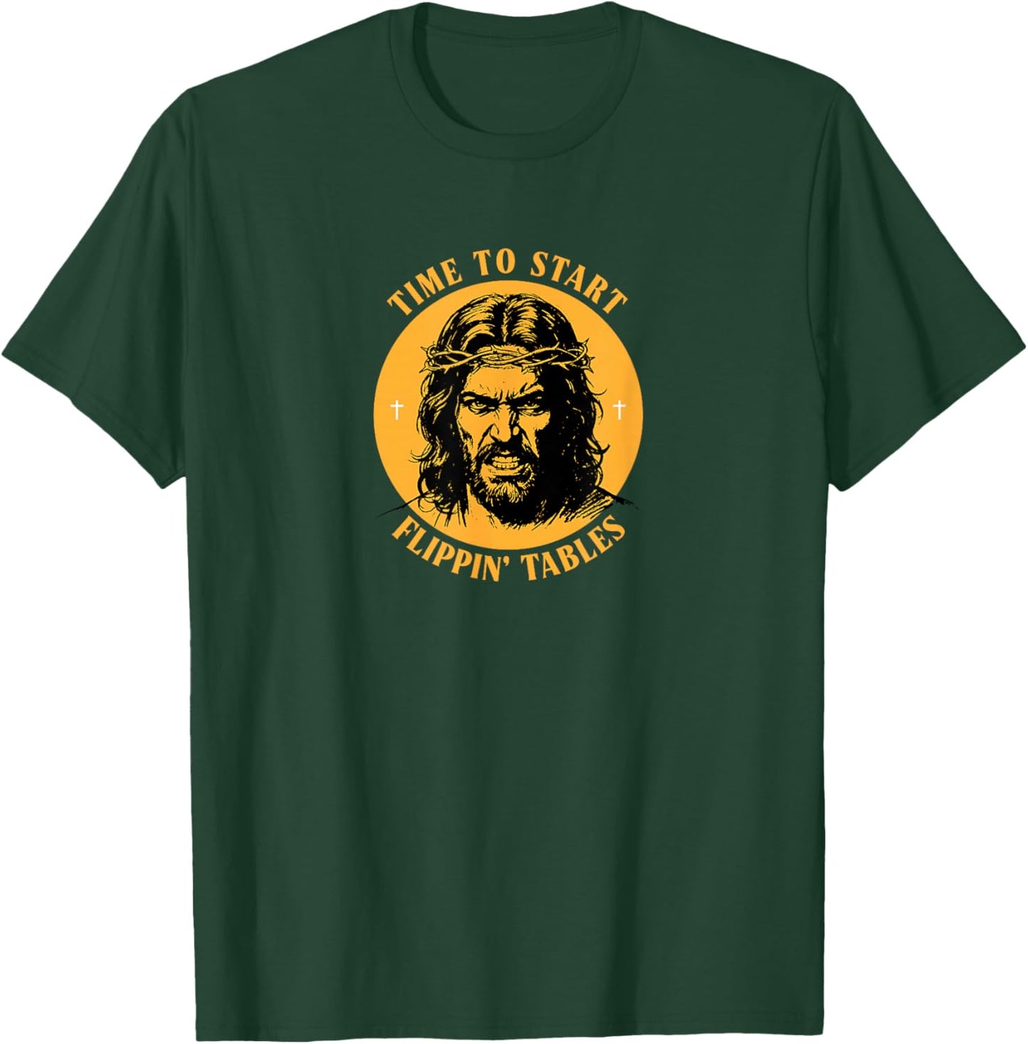Jesus - Time to Start Flippin' Tables T-Shirt - T-Shirt | Forest
