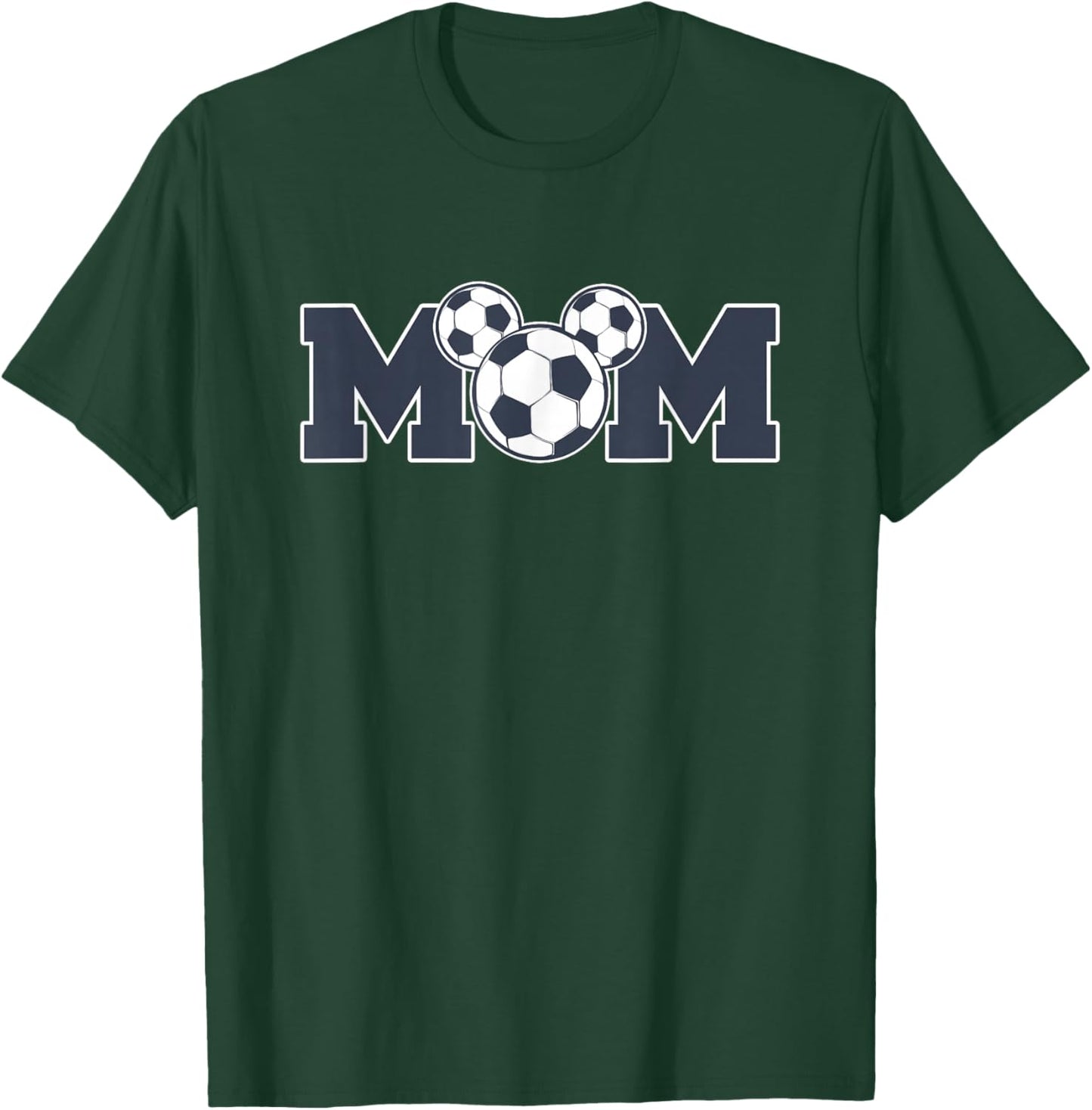 Disney Mickey & Friends Mother's Day Soccer Mom Logo T-Shirt - T-Shirt | Forest