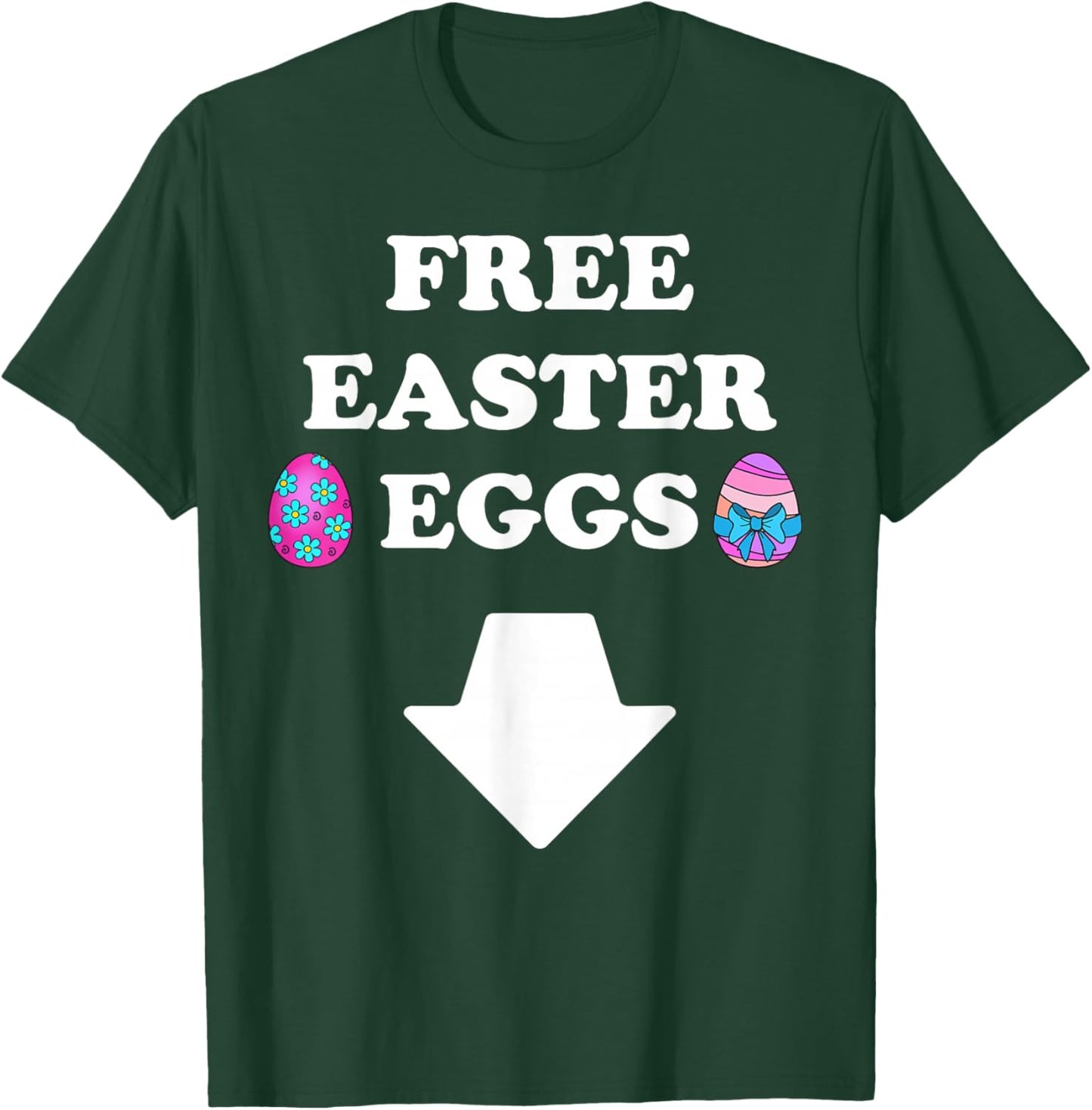 Funny Inappropriate Easter Men T-Shirt - T-Shirt | Forest