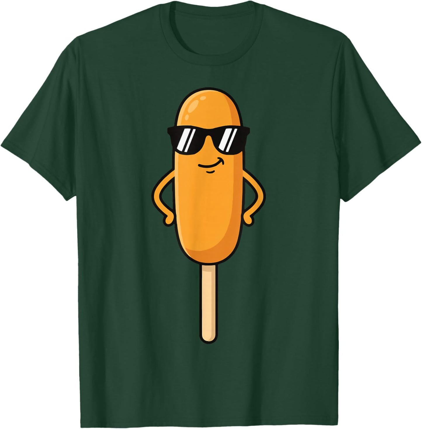 Corn Dog Sunglasses T-Shirt - T-Shirt | Forest