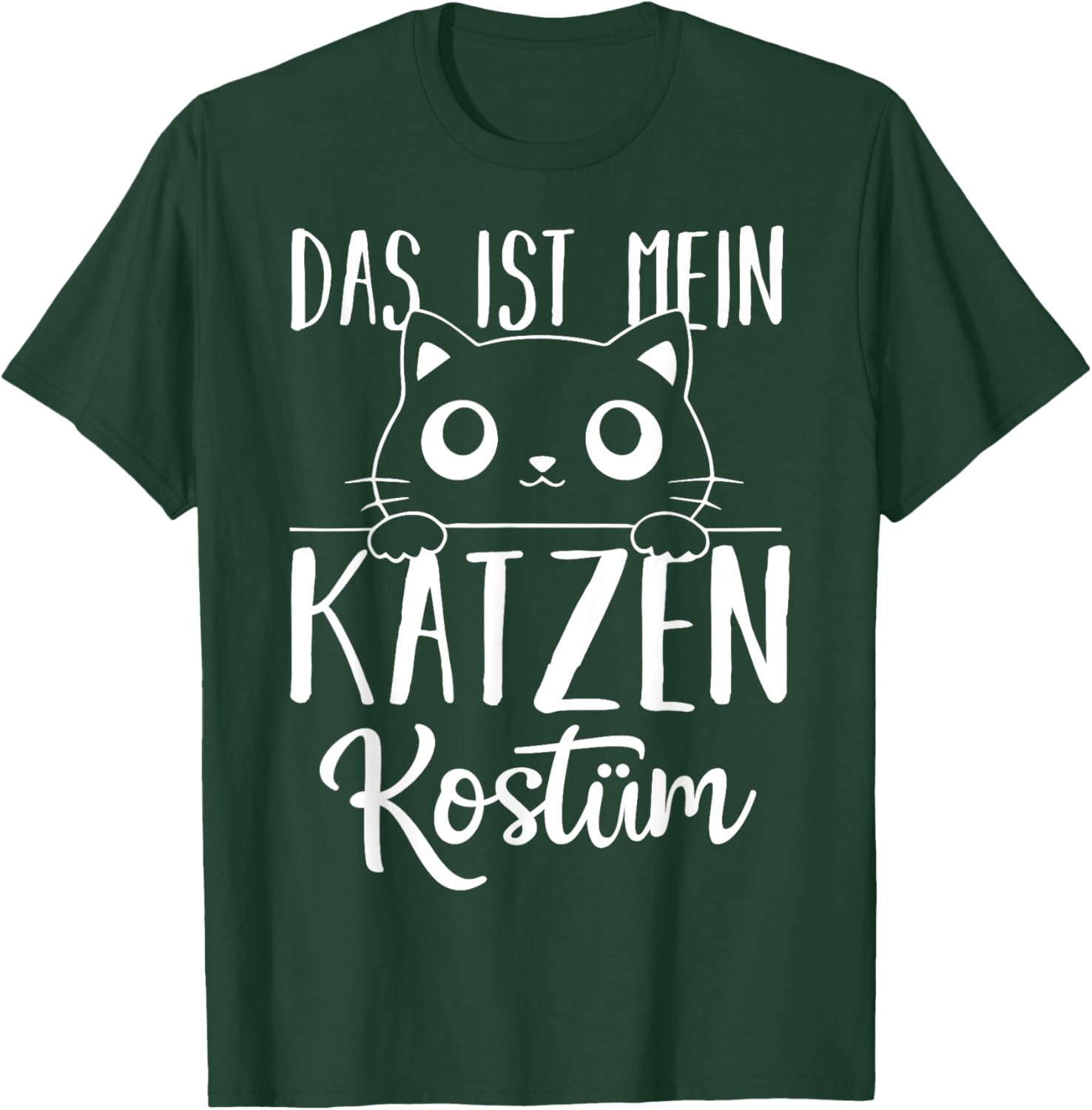 Das Ist Mein Katzen Costume Carnival Fancy Dress Theme Party T-Shirt - T-Shirt | Forest