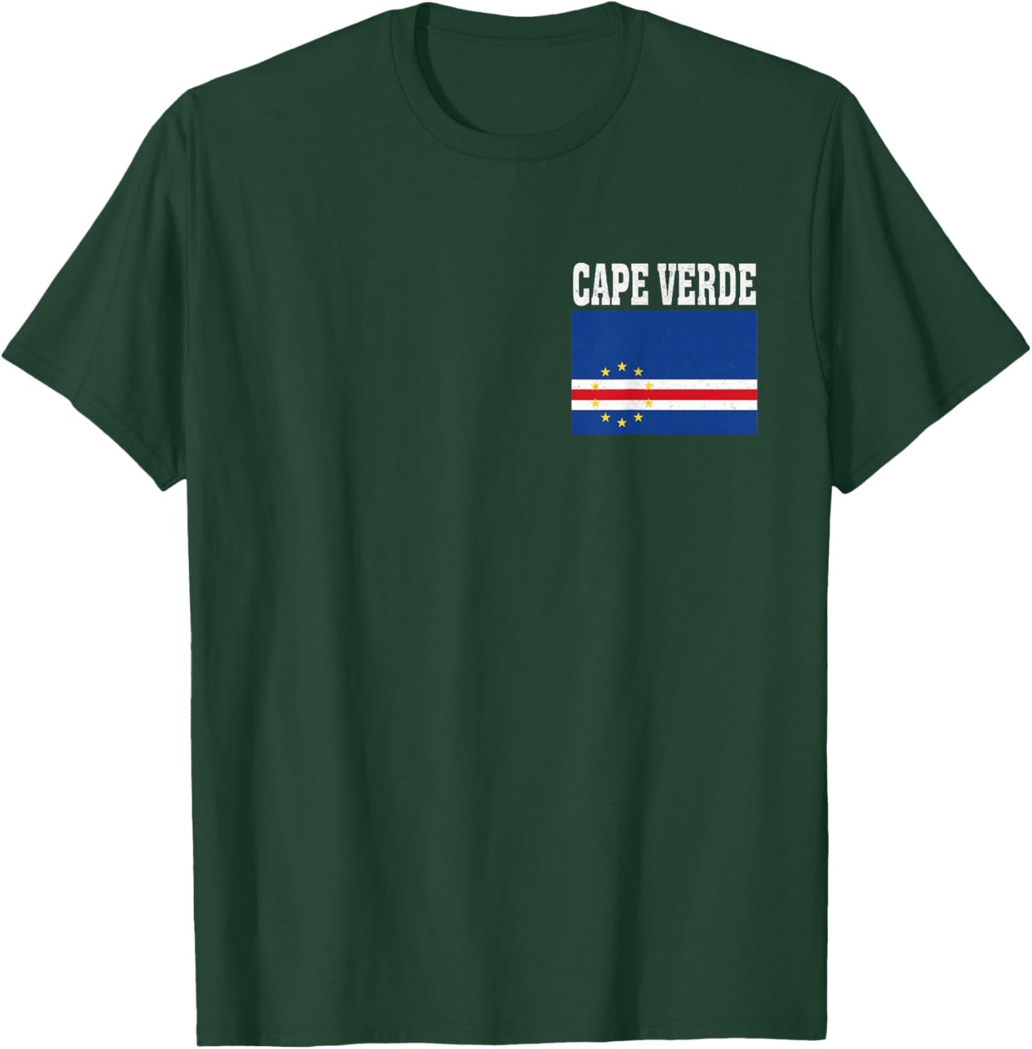 Cape Verde Flag Patriotic National Roots Souvenir T-Shirt - T-Shirt | Forest