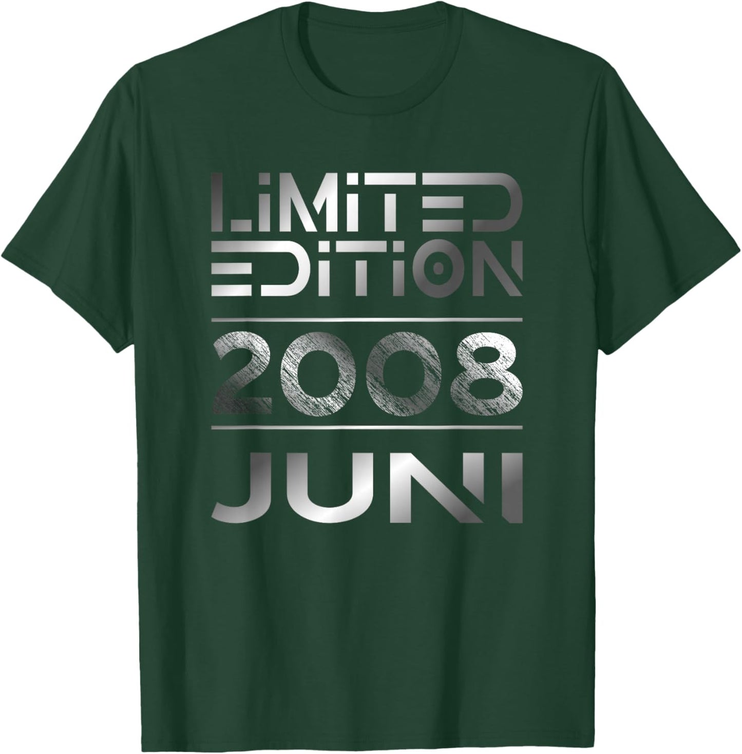 Limited Edition Juni 2008 Junge Mädchen 18. Geburtstag T-Shirt - T-Shirt | Forest