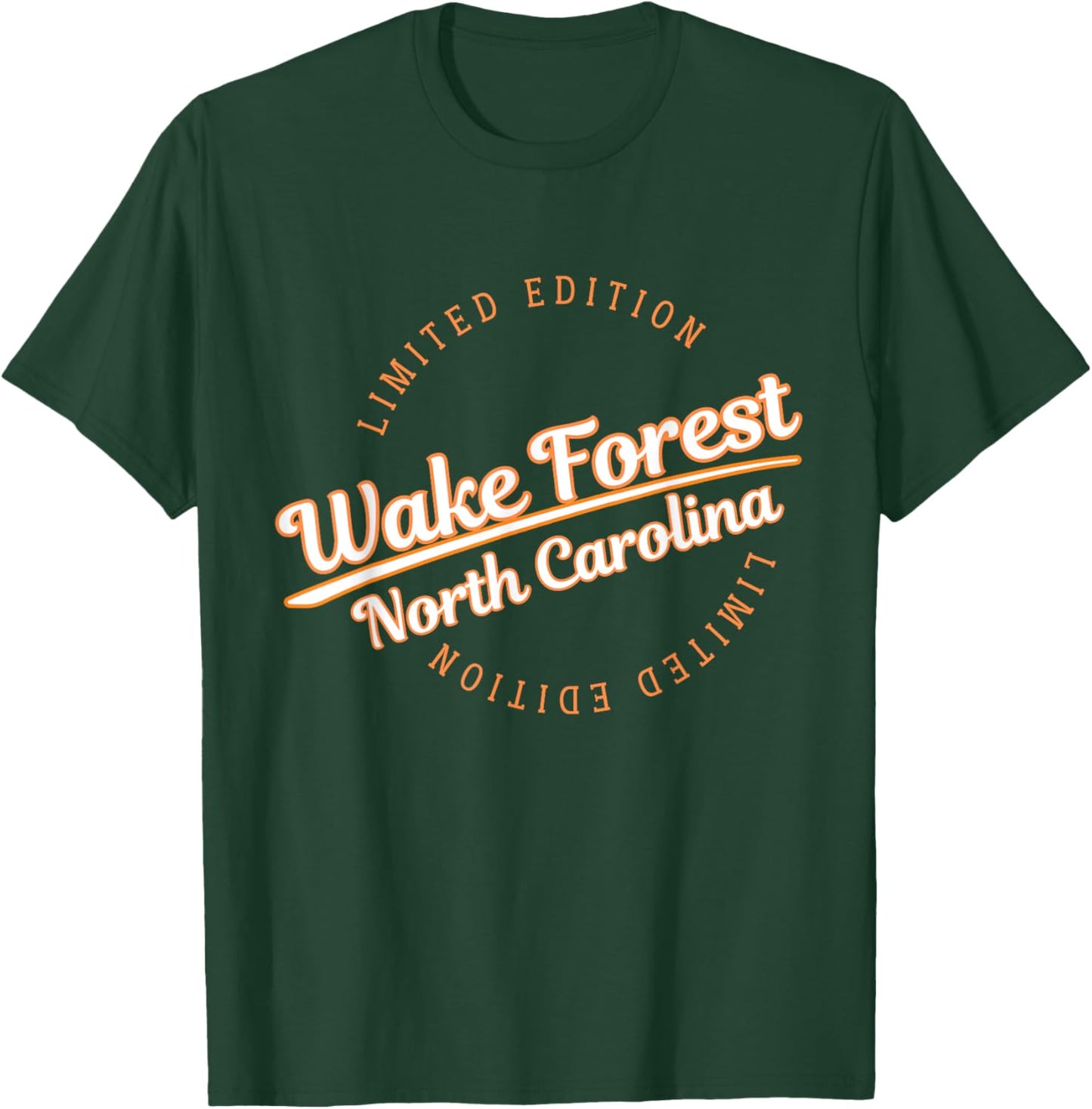 Retro Athletic Wake Forest NC Apparel T-Shirt - T-Shirt | Forest