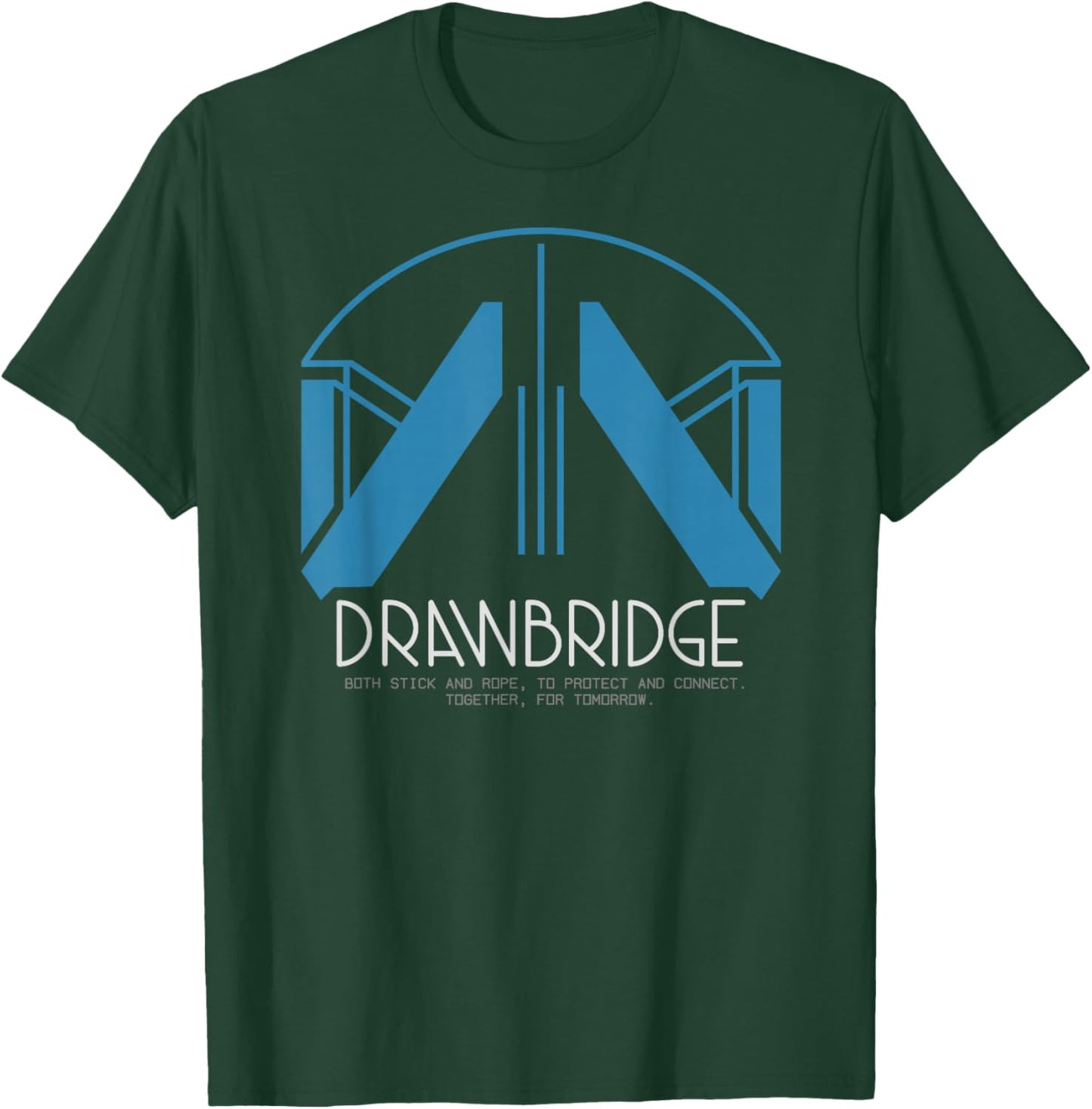 Drawbridge Logo Death Stranding 2 Iconic Game Series , black, S T-Shirt - T-Shirt | Forest