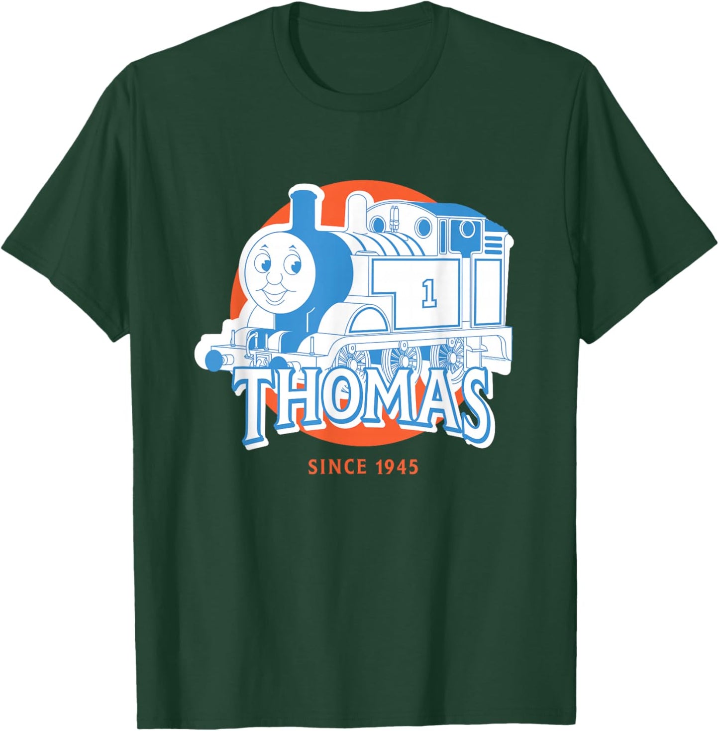 Thomas & Friends - Thomas Blue and White T-Shirt - T-Shirt | Forest
