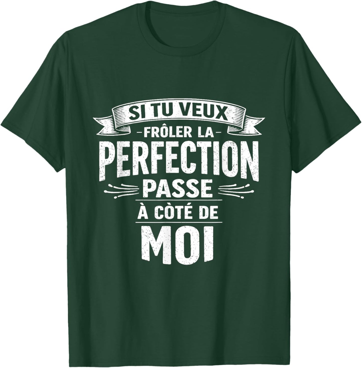 Si tu Veux la Perfection Viens à Mes côtés T-Shirt - T-Shirt | Forest