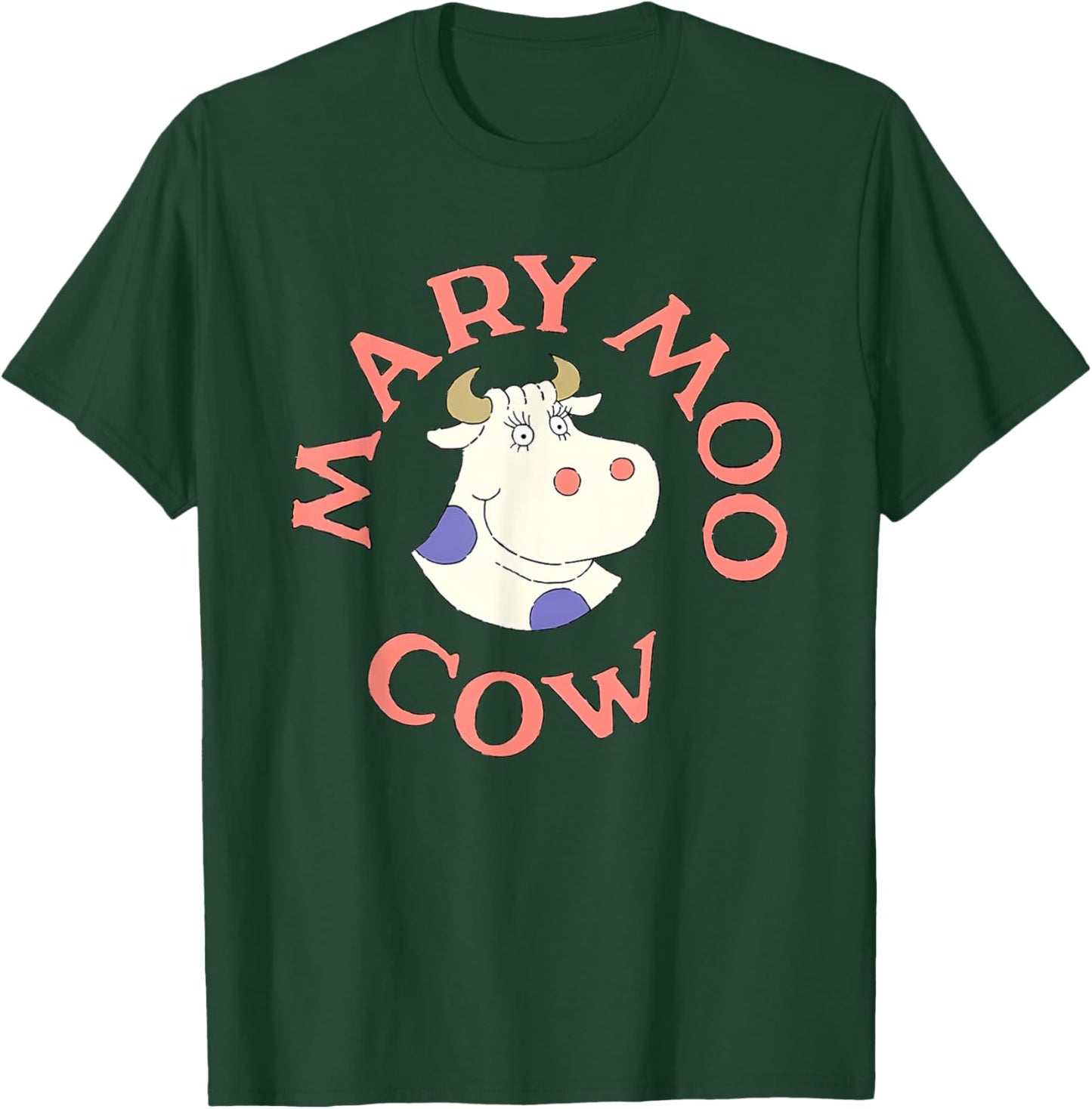 Mary moo cow Funny Women T-Shirt - T-Shirt | Forest