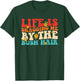 Life is Dragging Me By The Bush Hair Retro Vintage T-Shirt - T-Shirt | Forest