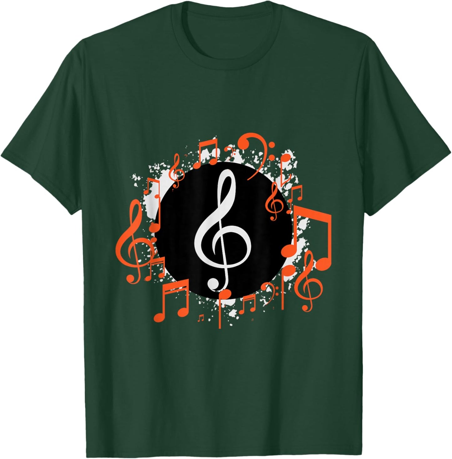 Violin Clef, Clef, Musical Note, Musician T-Shirt - T-Shirt | Forest