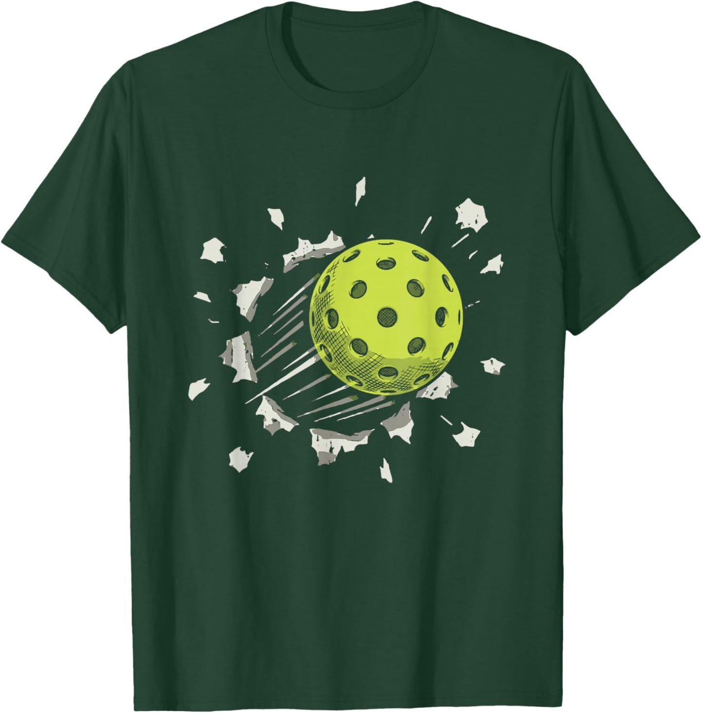 Cool Pickleball Graphic Youth Men Women Pickleball T-Shirt - T-Shirt | Forest