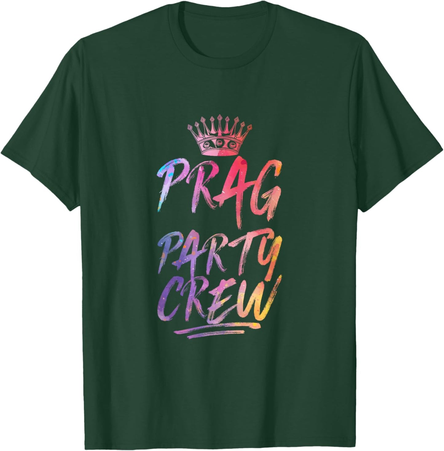 Prag Party Crew | Urlaubsteam T-Shirt - T-Shirt | Forest