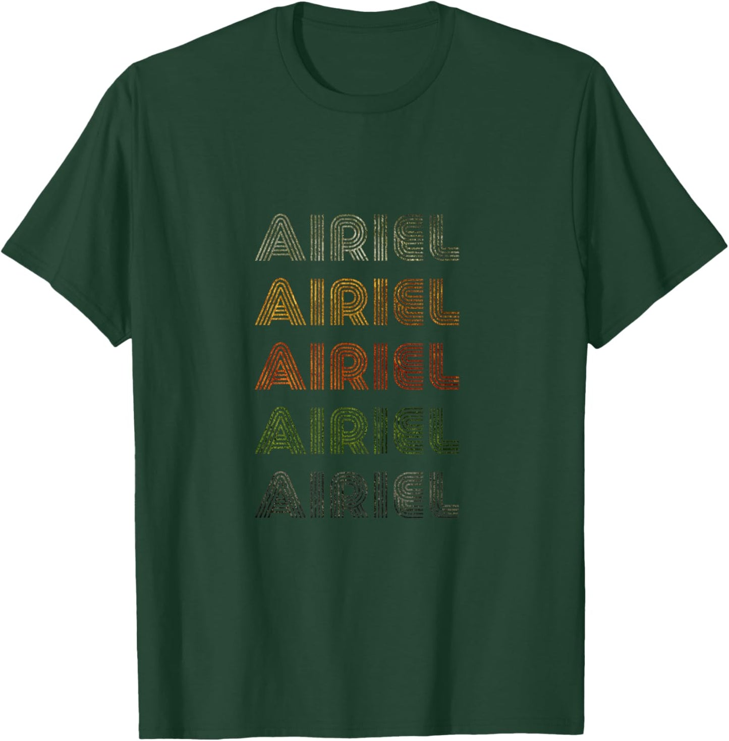Love Heart Airiel Grunge Vintage Style Black Airiel T-Shirt - T-Shirt | Forest