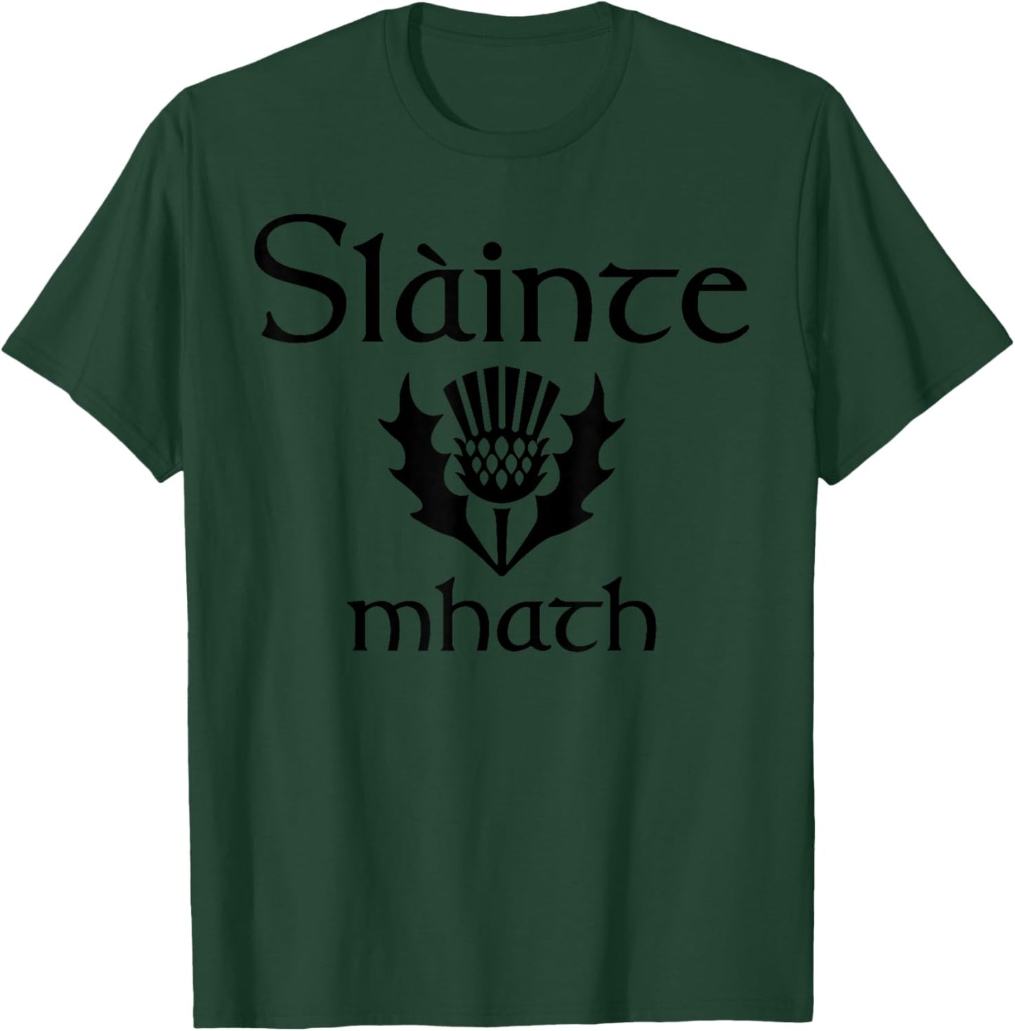 Scottish thistle flag Slainte Mhath Scotland Andrews day T-Shirt - T-Shirt | Forest