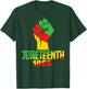 Juneteenth 1865 Breaking Every Chain African Pride T-Shirt - T-Shirt | Forest