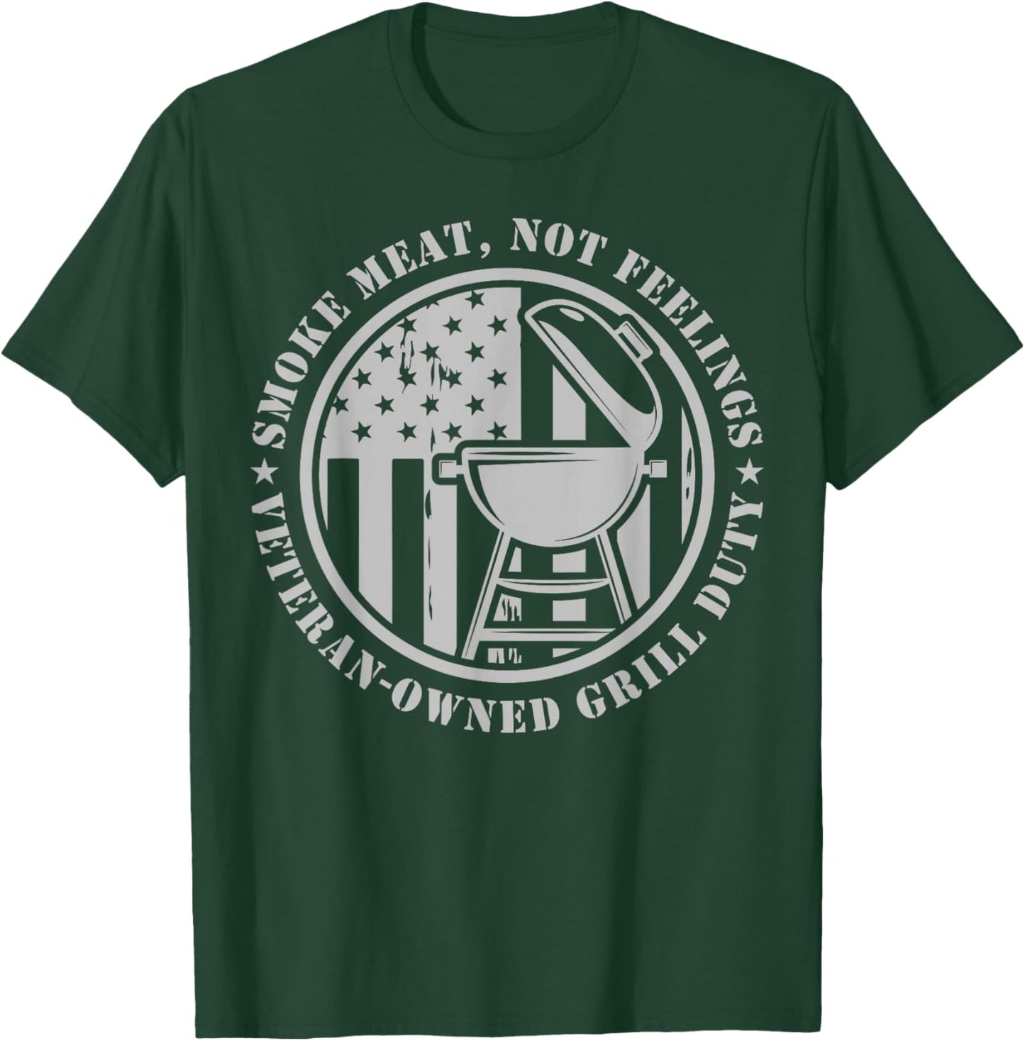 Grilling PitMaster BBQ Meat Smoker Barbeque USA Grill Dad T-Shirt - T-Shirt | Forest