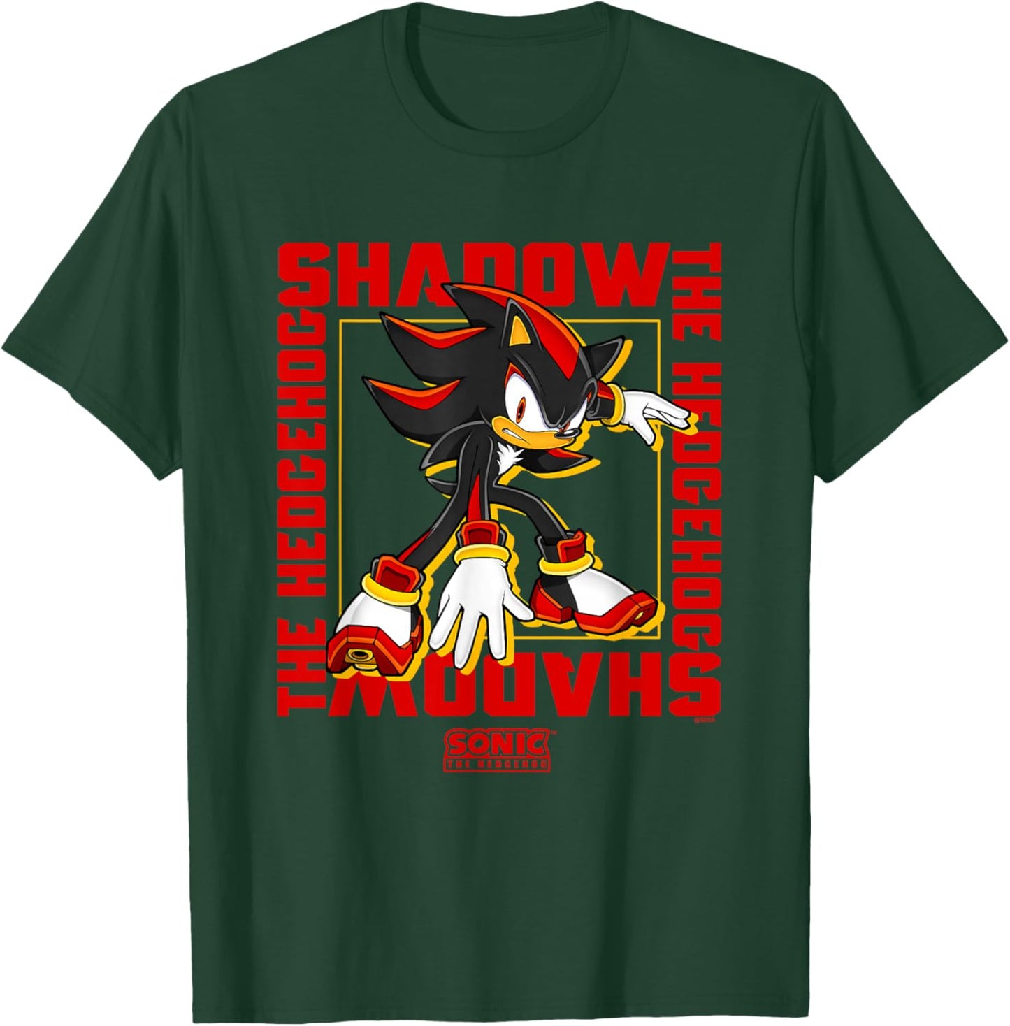 Sonic The Hedgehog Shadow The Hedgehog Epic Portrait T-Shirt - T-Shirt | Forest