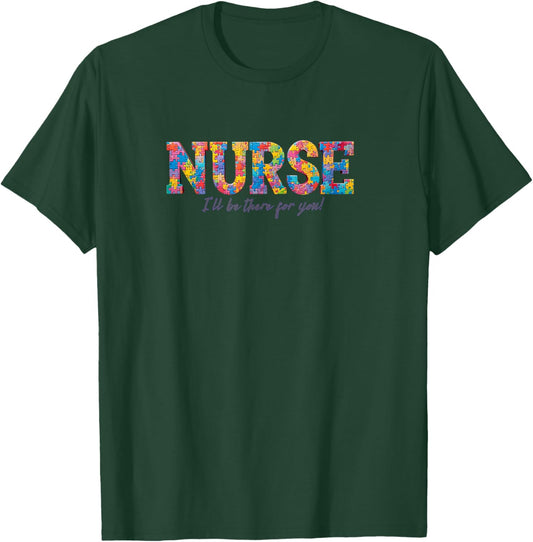 Nurse, Autism Awareness, Nurses Day Gift, RN Appreciation T-Shirt - T-Shirt | Forest