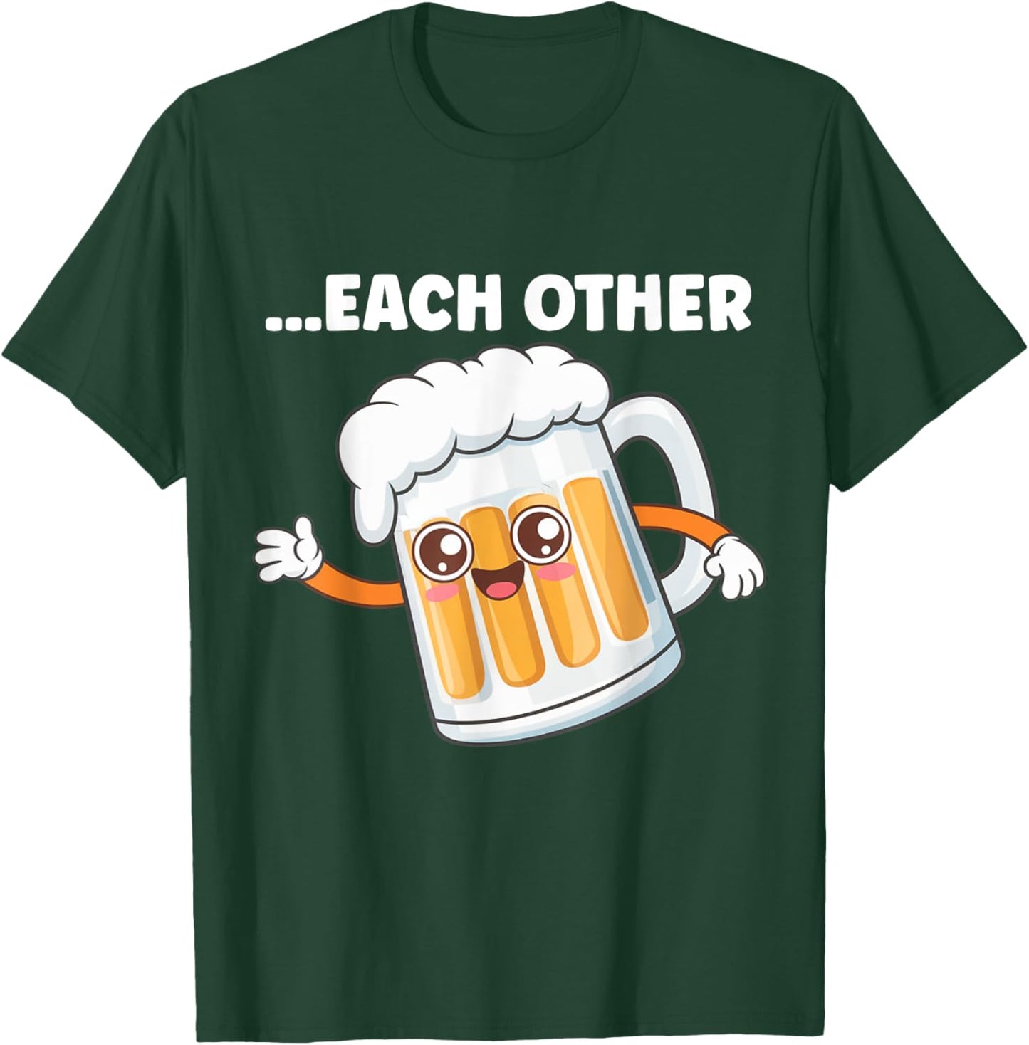German Pretzel And Beer Matching Couple Outfits T-Shirt - T-Shirt | Forest