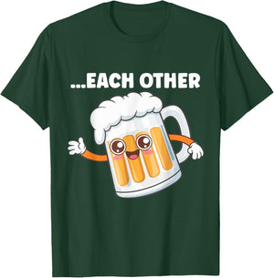 German Pretzel And Beer Matching Couple Outfits T-Shirt - T-Shirt | Forest