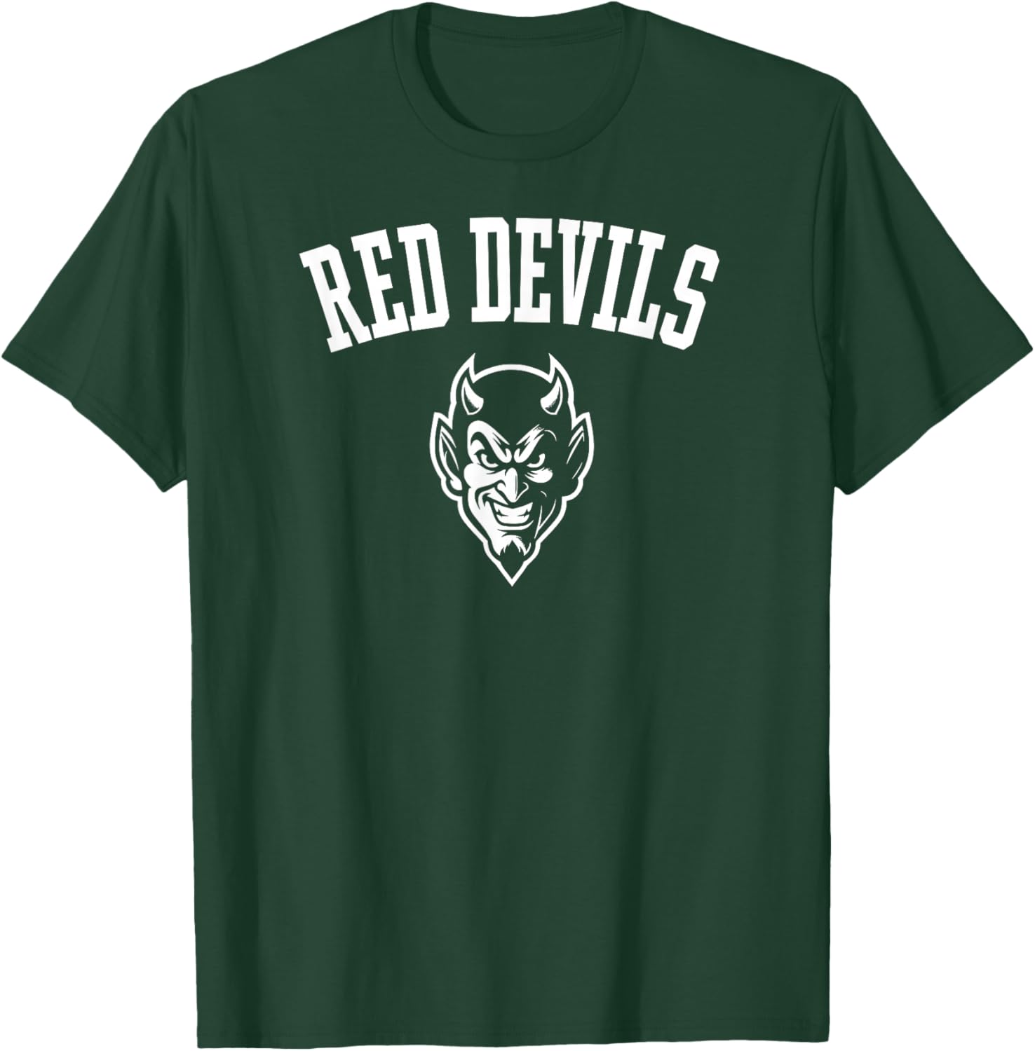 Red Devils Mascot for Youth Teams Players and Fans T-Shirt - T-Shirt | Forest