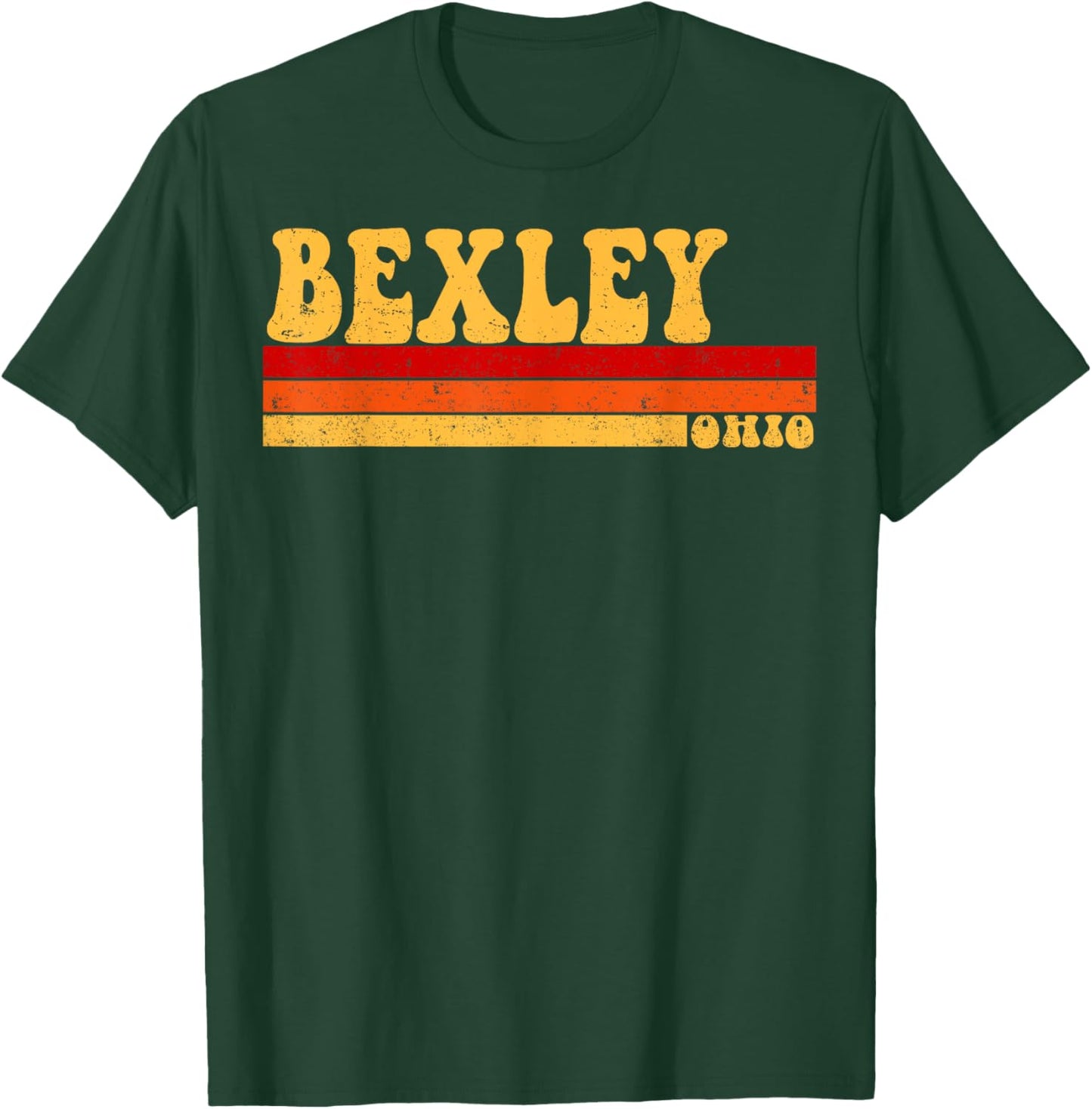 BEXLEY Ohio City Vintage Roots Retro Design 70s 80s T-Shirt - T-Shirt | Forest