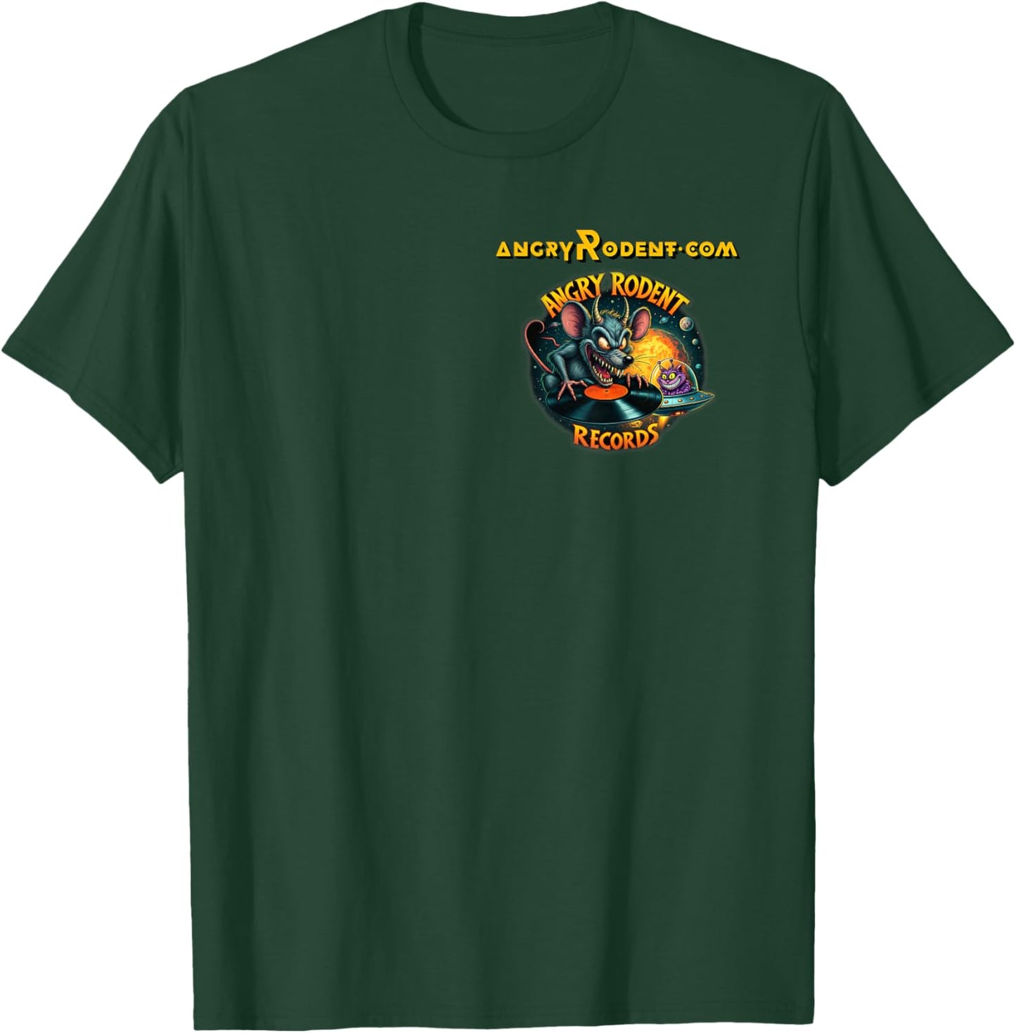 Angry Rodent Records T-Shirt - T-Shirt | Forest