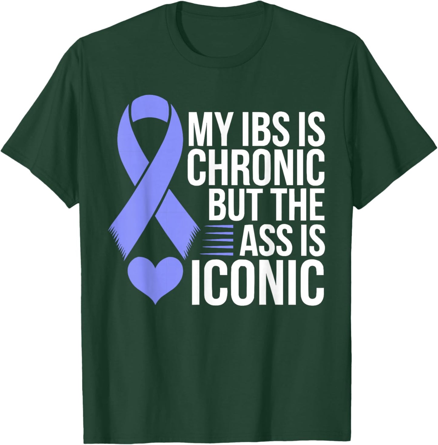 IBS Awareness Month Irritable Bowel Syndrome T-Shirt - T-Shirt | Forest