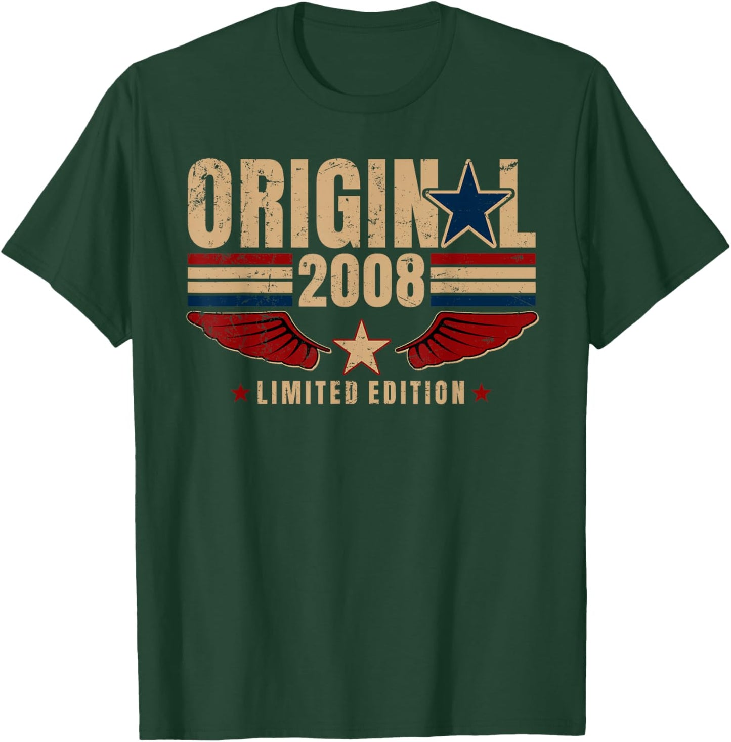 18 Anniversaire Cadeau Homme et Femme Vintage Année 2008 T-Shirt - T-Shirt | Forest