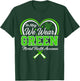 Mental Health Awareness Green Ribbon in May We Wear Green T-Shirt - T-Shirt | Forest