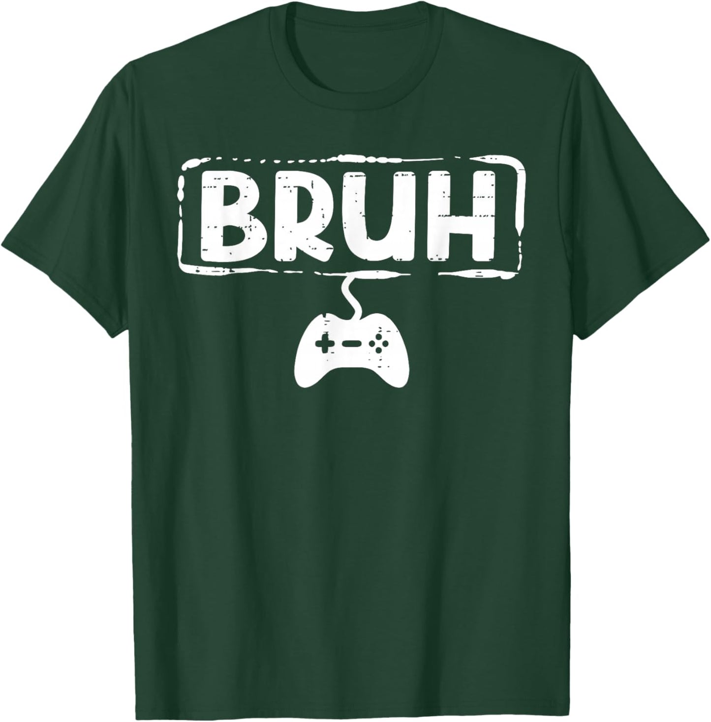 Gamer Bruh Video Game Funny Gaming Teen Men Boys Kids Youth T-Shirt - T-Shirt | Forest