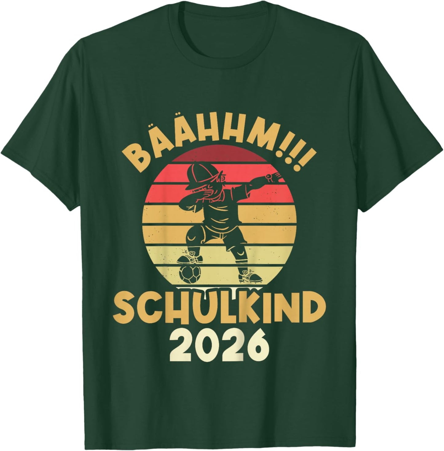 Einschulung Fußball Schulkind 2026 Schulanfang 2026 T-Shirt - T-Shirt | Forest