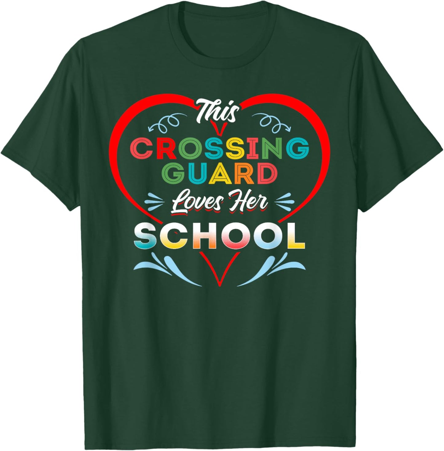 This Crossing Guard Loves Her School Safety Officers T-Shirt - T-Shirt | Forest