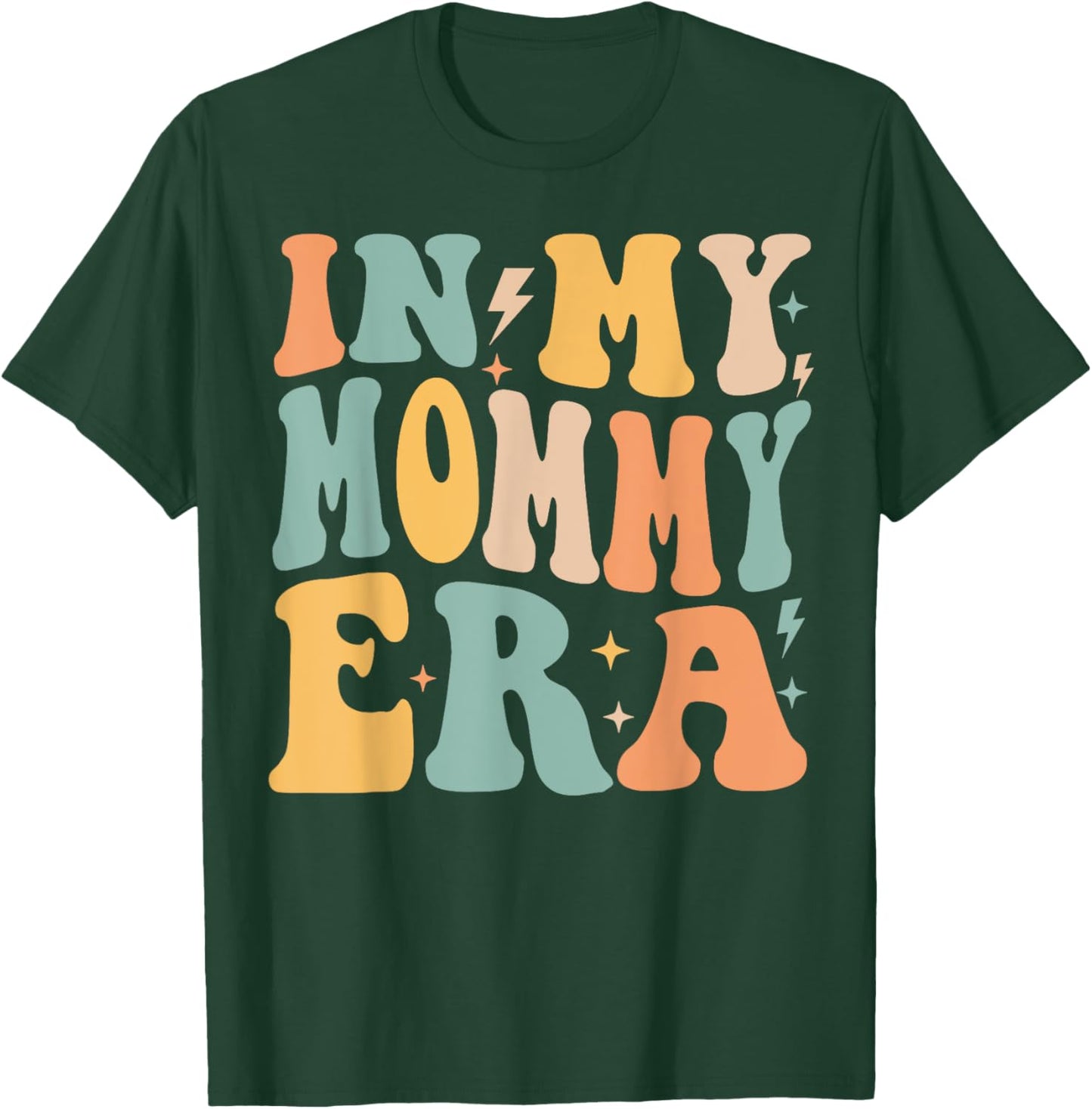 Retro Groovy In My Mommy Era Mother's Day T-Shirt - T-Shirt | Forest
